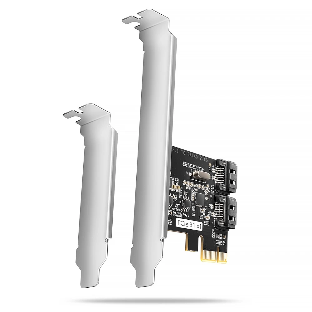 PCES-SJ2 PCIe 2x SATA   int. controller JMB582