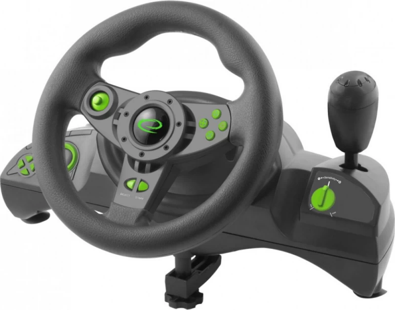 Pc/ps3 žaidimų Ratukas Su Vibracija Esperanza Egw102