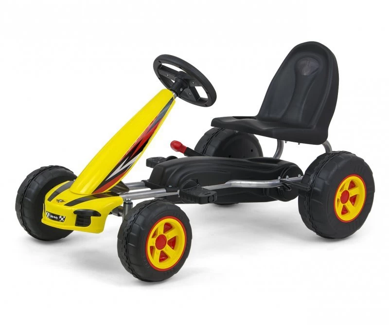 Pedalinis Kartingas Viper Yellow