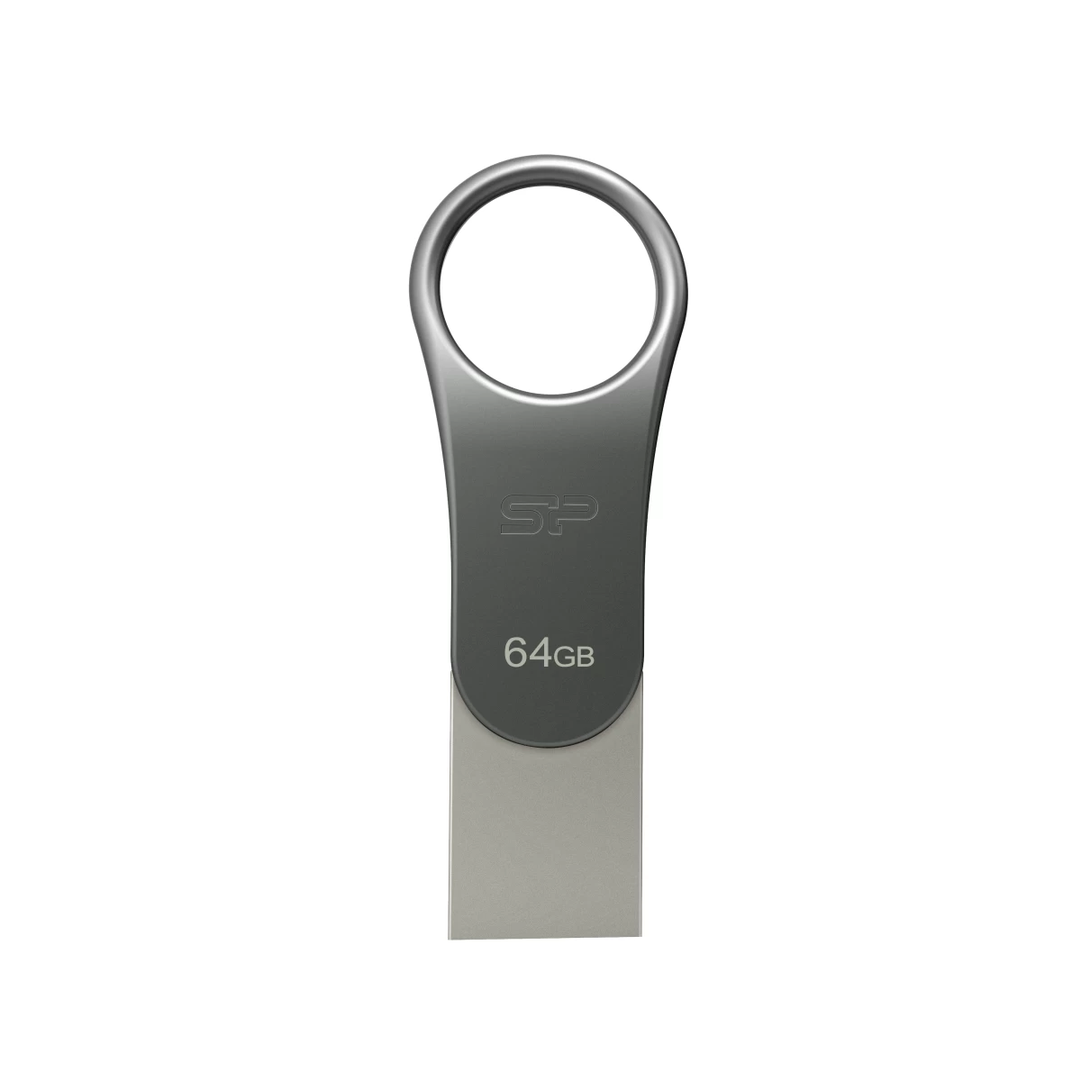 Pendrive Silicon Power Mobile C80 64GB USB 3.1/Type-C Silver