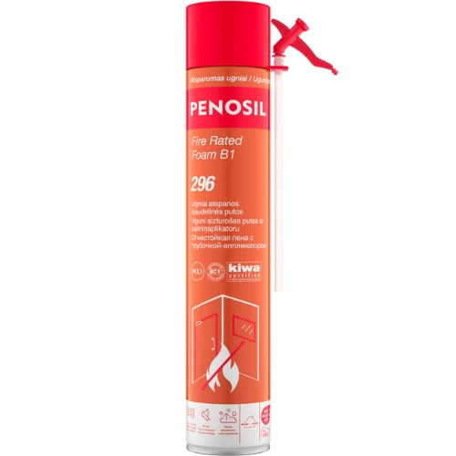 Ugniai atsparios šiaudelinės putos PENOSIL Fire Rated Foam B1 296