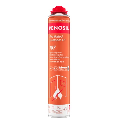 Ugniai atsparios sandarinimo putos PENOSIL Fire Rated Gunfoam B1 187 Ugniai atsparios sandarinimo putos PENOSIL Fire Rated Gunfoam B1 187