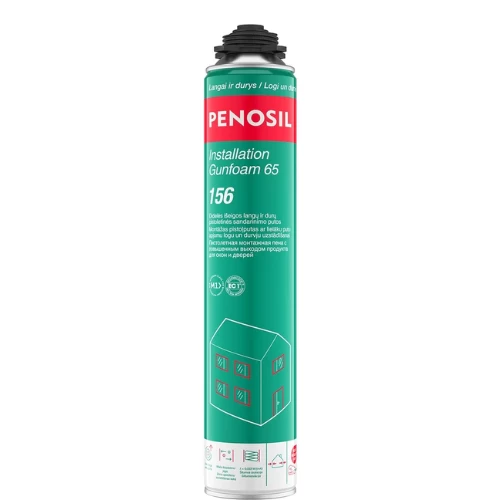 Didelės išeigos sandarinimo putos PENOSIL Installation Gunfoam 65 156