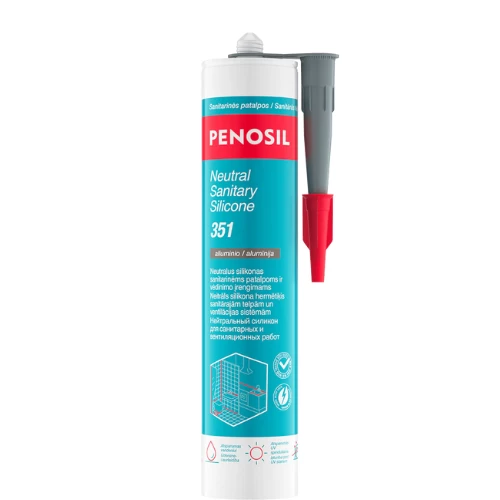 Neutralus oksimo silikonas be Meko PENOSIL Neutral Sanitary Silicone 351 Neutralus oksimo silikonas be Meko PENOSIL Neutral Sanitary Silicone 351