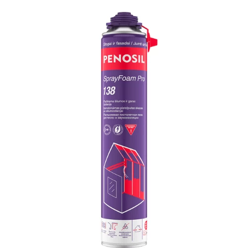 Purškiama termoizoliacija profesionalams PENOSIL SprayFoam Pro 138