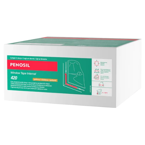 Vidinė garui nepralaidi PENOSIL Window Tape Internal 420 sandarinimo juosta Vidinė garui nepralaidi PENOSIL Window Tape Internal 420 sandarinimo juosta