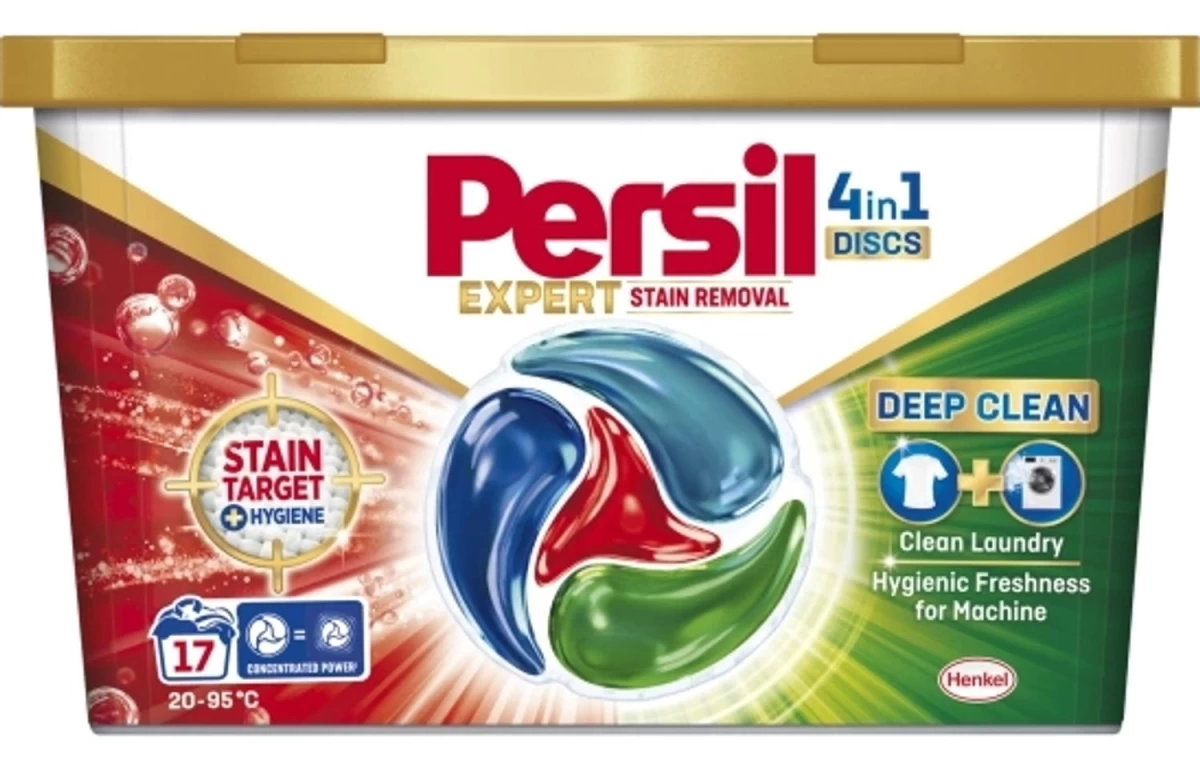 persil Discs Expert Stain Removal, 4-in-1 Skalbimo Diskai, 289 G