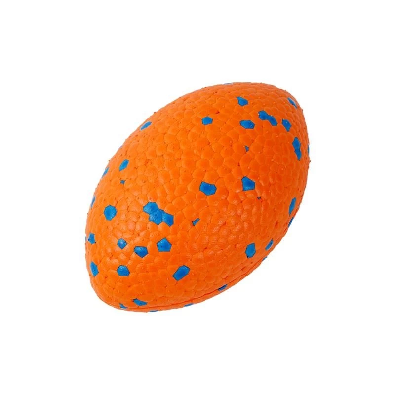 PET NOVA Strong kietas regbio kamuoliukas 14cm L (plūduriuoja), POLYRUGBY-14-L