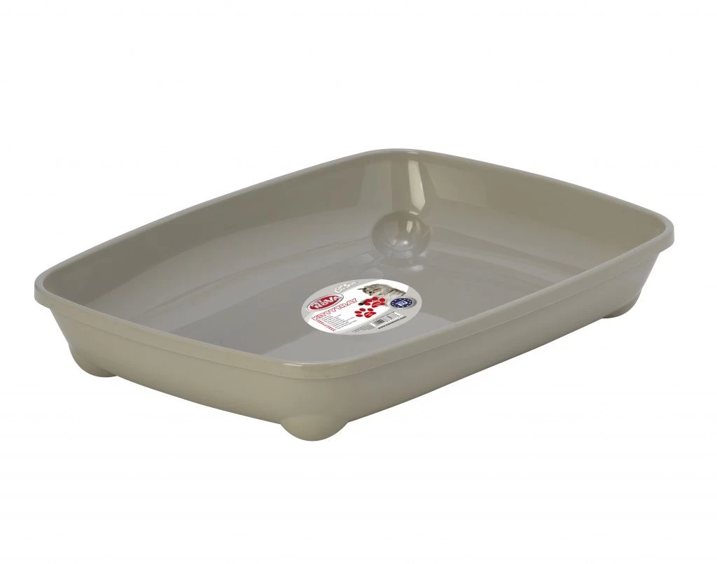 PET NOVA tualetas katėms mažas pilkas 37cm, KITTYTRAY-S-G