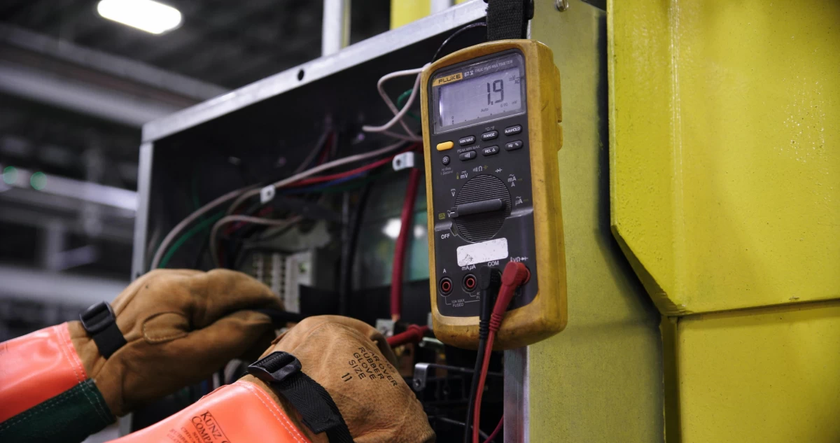 Elektros matavimai ir rangovo aktas