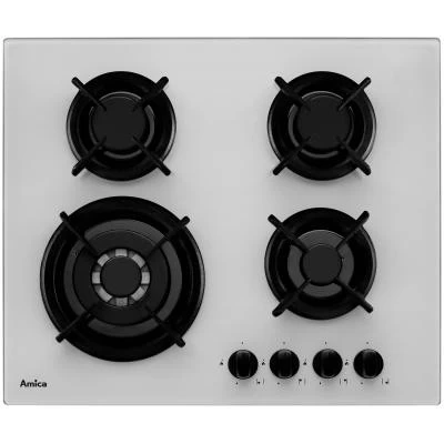 PG6411SRW Amica         gas on glass hob
