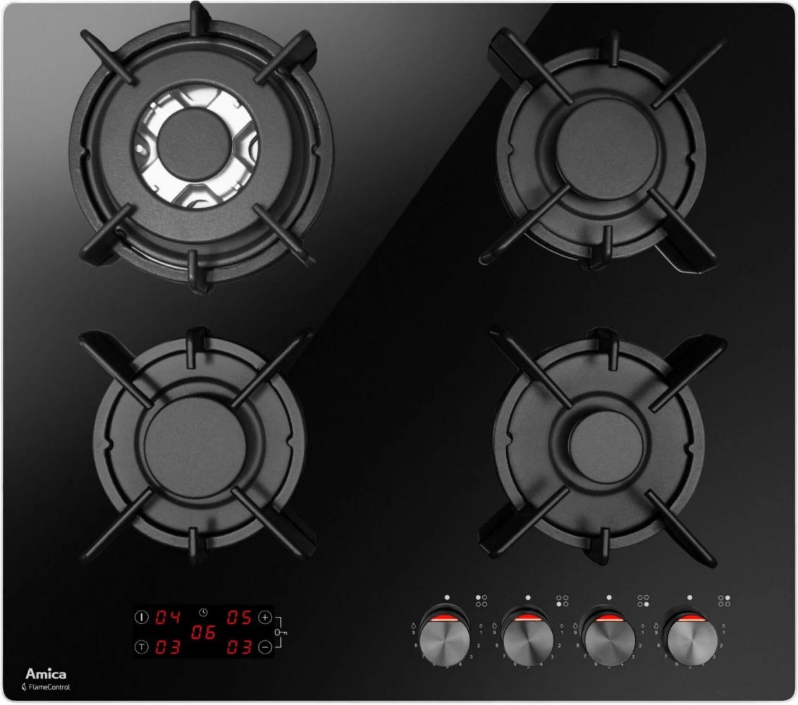 PGCA6111AoFTB Amica     gas on glass hob