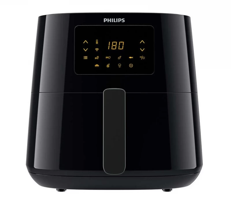 Philips Hd9280/70 Riebalų Keptuvė Be Riebalų (2000 W / Juoda )