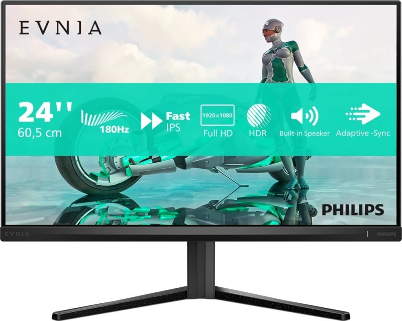 Philips Monitorius 24m2n3200s/00 (23.8&amp;quot; /ips /180hz /1920 X 1080 / Juodos Spalvos)
