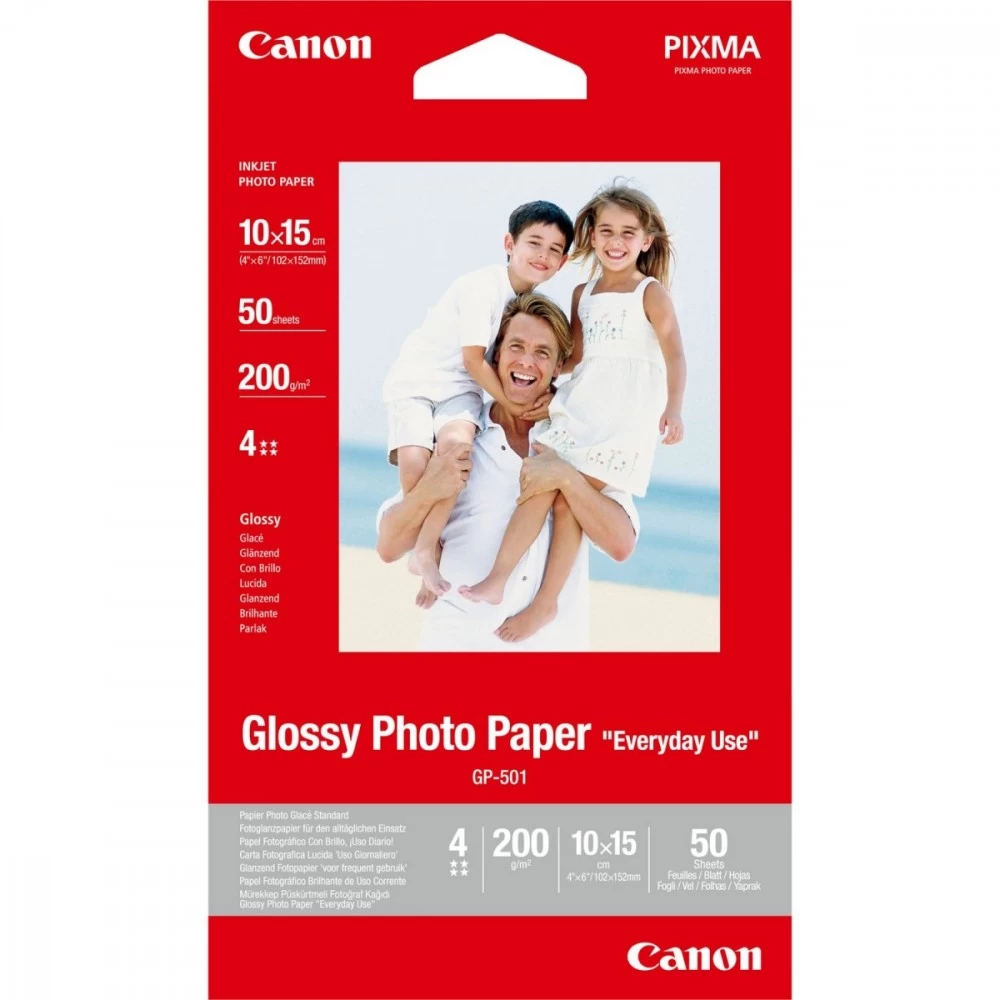 PHOTO PAPER GP501 10x15 50 PCS. 0775B081