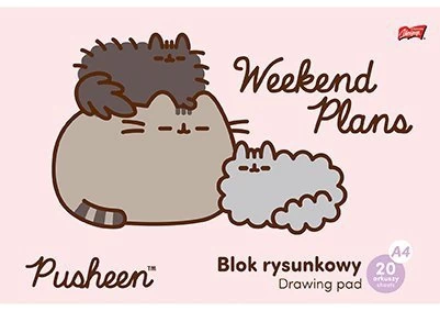 Piešimo Blokas Pusheen The Cat 20 #cz