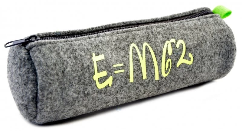 Pieštukinė Tuba E=mc2 Geltonas Veltinis