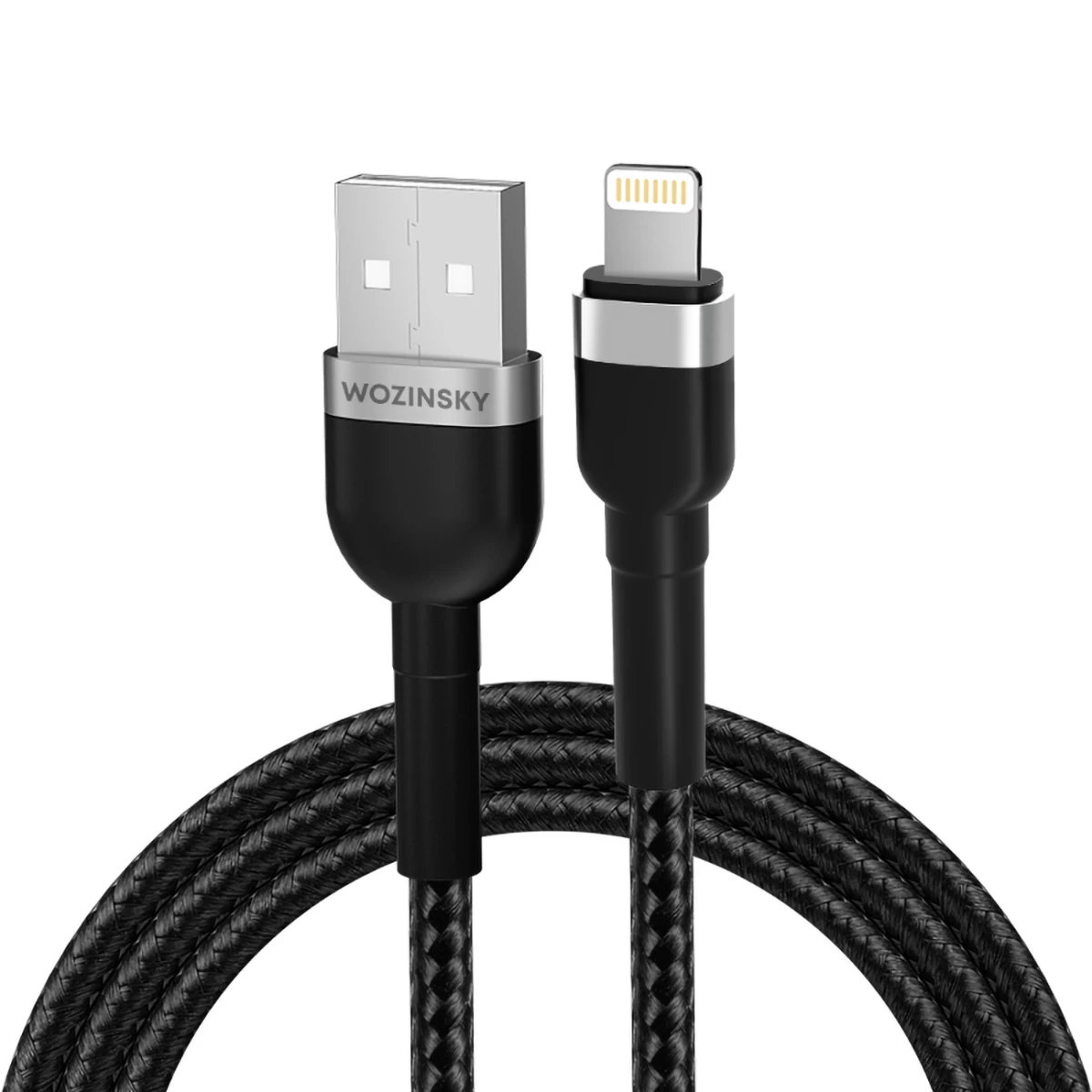 Pintas iphone Usb-a - lightning 2.4a 2 M Ilgio Juodas Kabelis