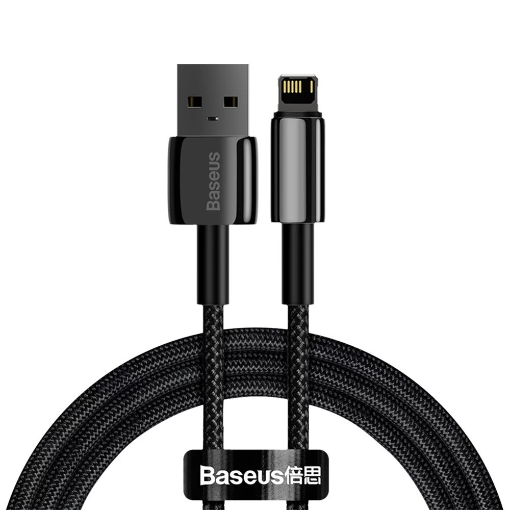 Pintas iphone Usb - lightning Laidas 1 M - Visas Juodas