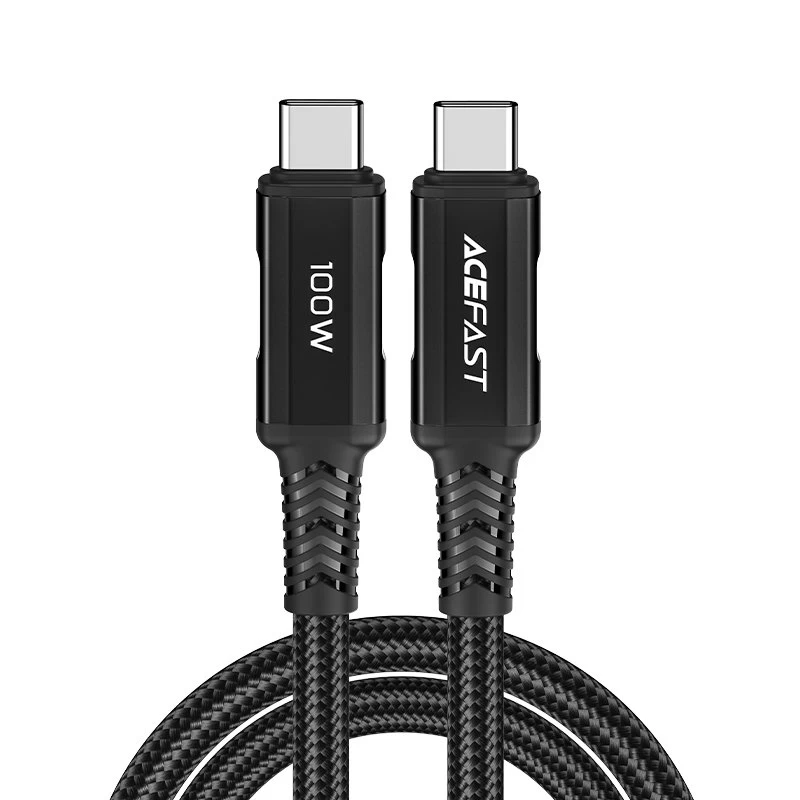 Pintas Kabelis Usb-c 100w 20v 5a 2 M Juodas