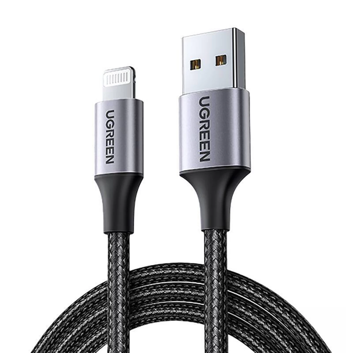 Pintas Usb-a - Iphone Lightning Mfi 1,5 M Ilgio Kabelis - Juodas