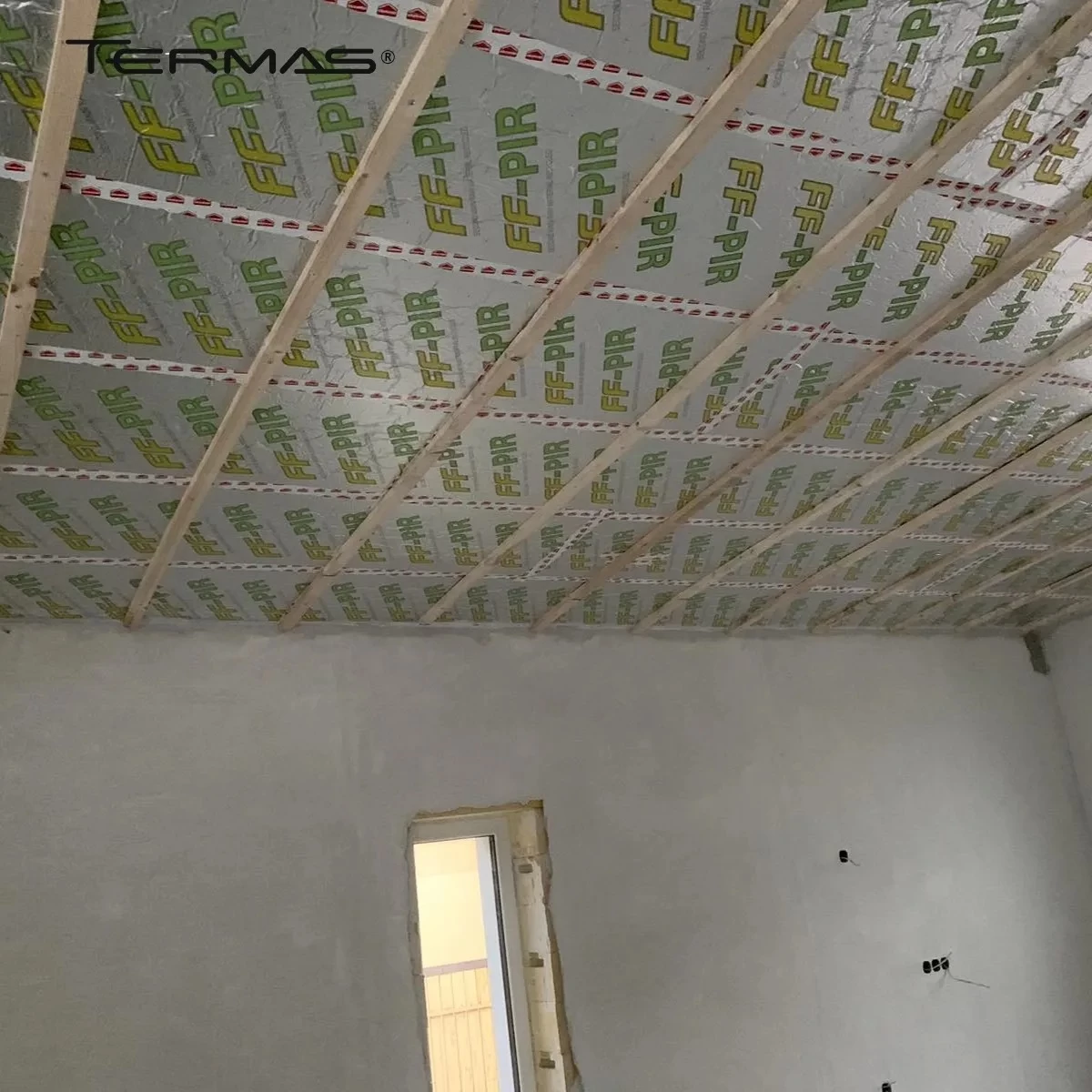 PIR plokščių montavimas