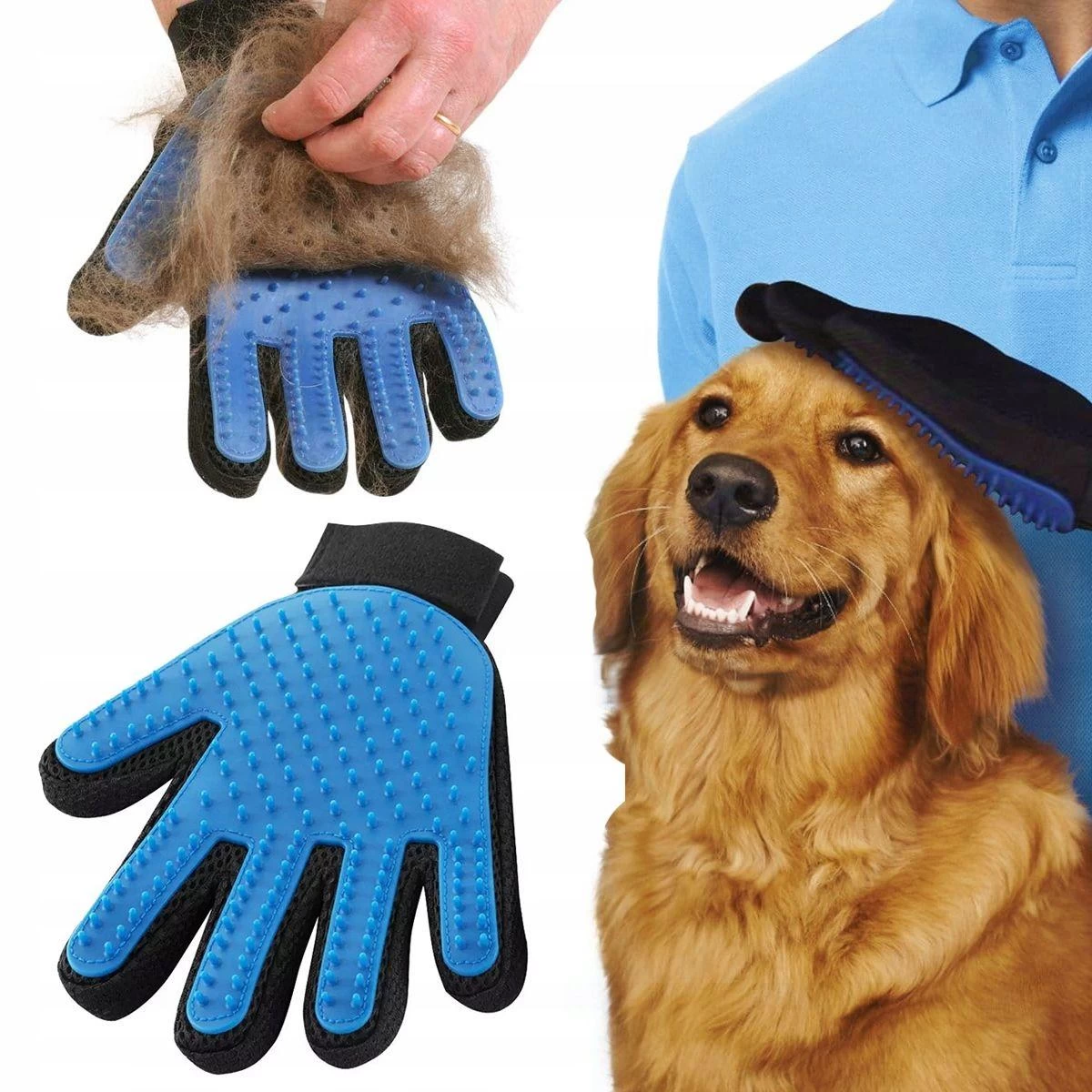 Pirštinė šukuoti šunį Katę Mėlyni Spygliai