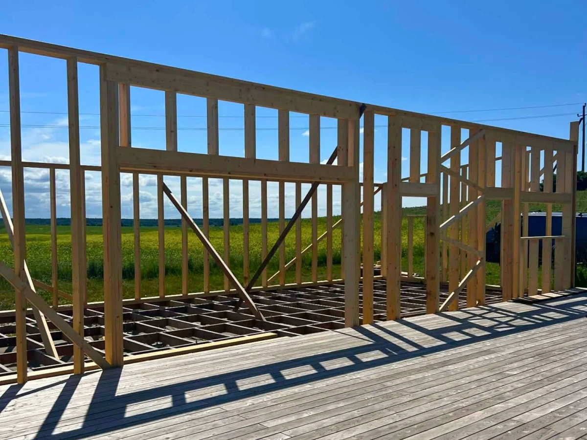 Karkasiniai vasarnamiai, sodybos ir pirtys Lietuvoje