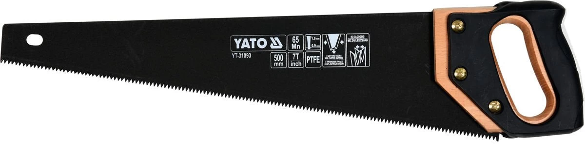 Pjūklas rankinis PTFE / 7 TPI | 500 mm (YT-31093)