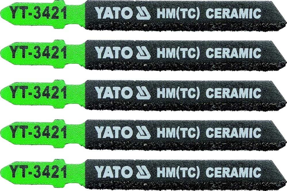 Pjūkliukai siaurapjūkliui 5vnt, HM (TC) - GRIT, N/A TPI (GRIT 30) (keramikai) (YT-3421)