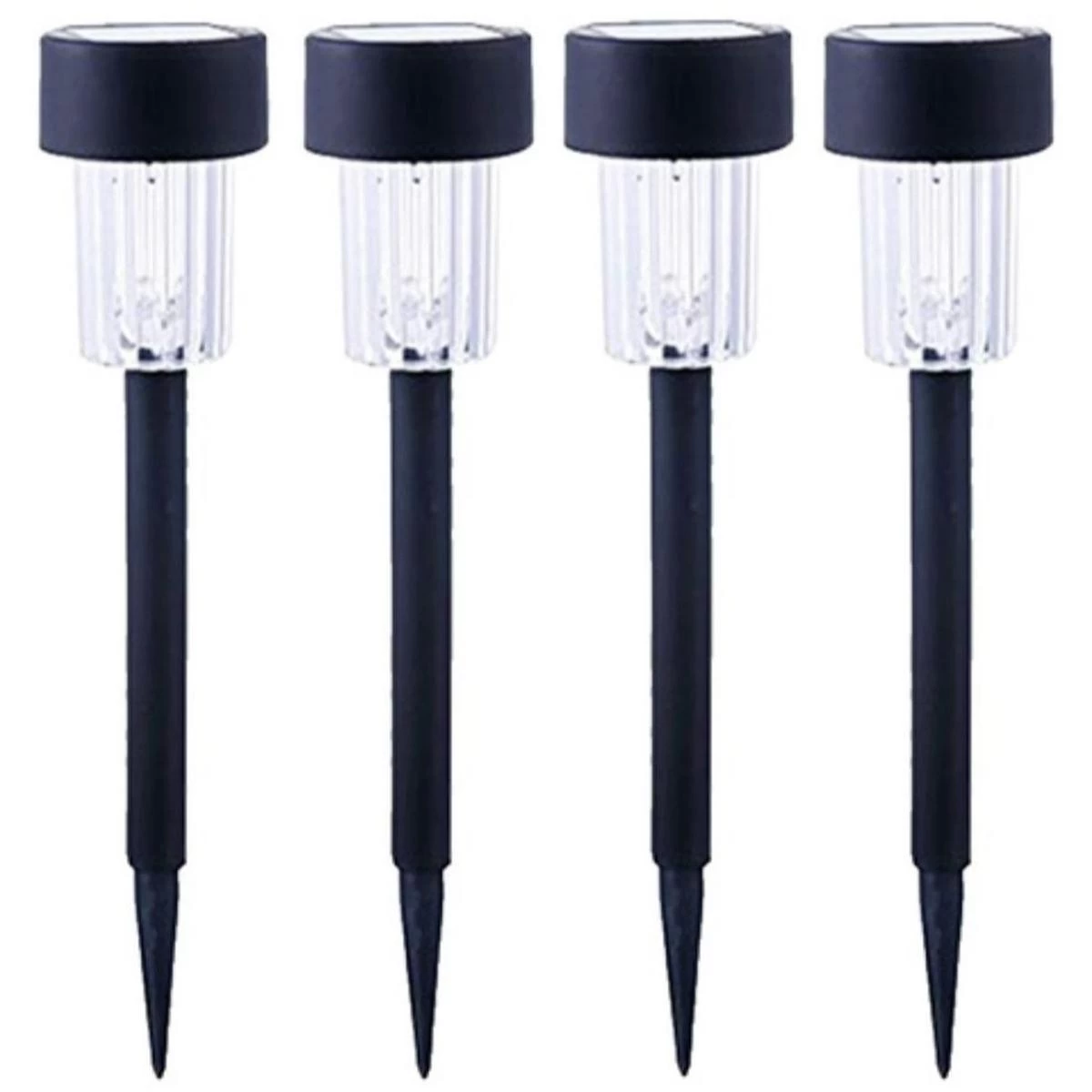 Plastikinė Solarinė švyturėlė 4.7x30.5cm Led - Kpl.4szt Plastikinė Solarinė švyturėlė 4.7x30.5cm Led - Kpl.4szt