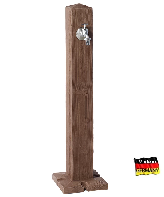 Plastikinė vandens kolonėlė Graf Woody, 100 cm, tamsios medienos imitacija, 356030