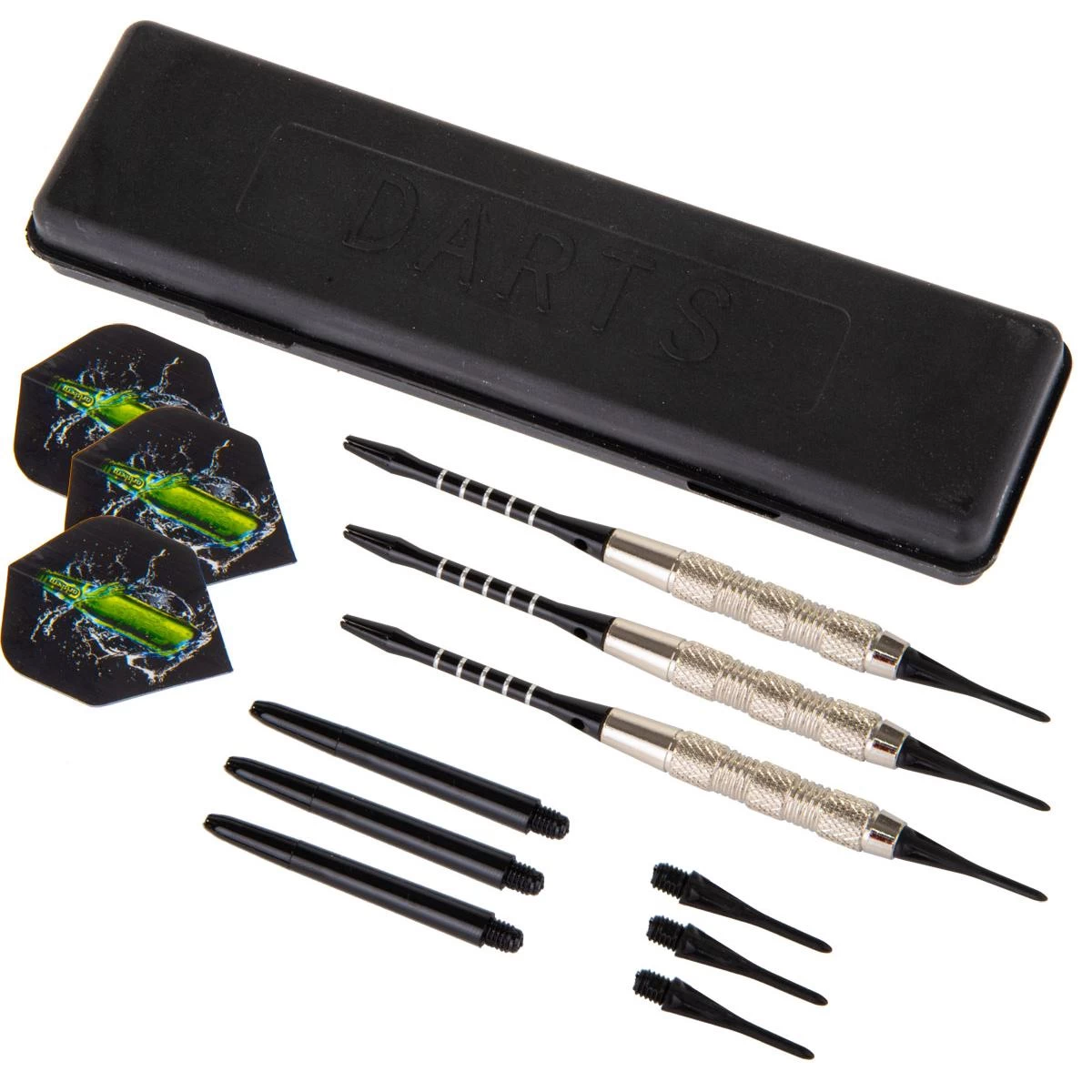 Plastikinės Strėlytės Strėlė 3 Vnt. 18g Dėžutėje Enero Juoda