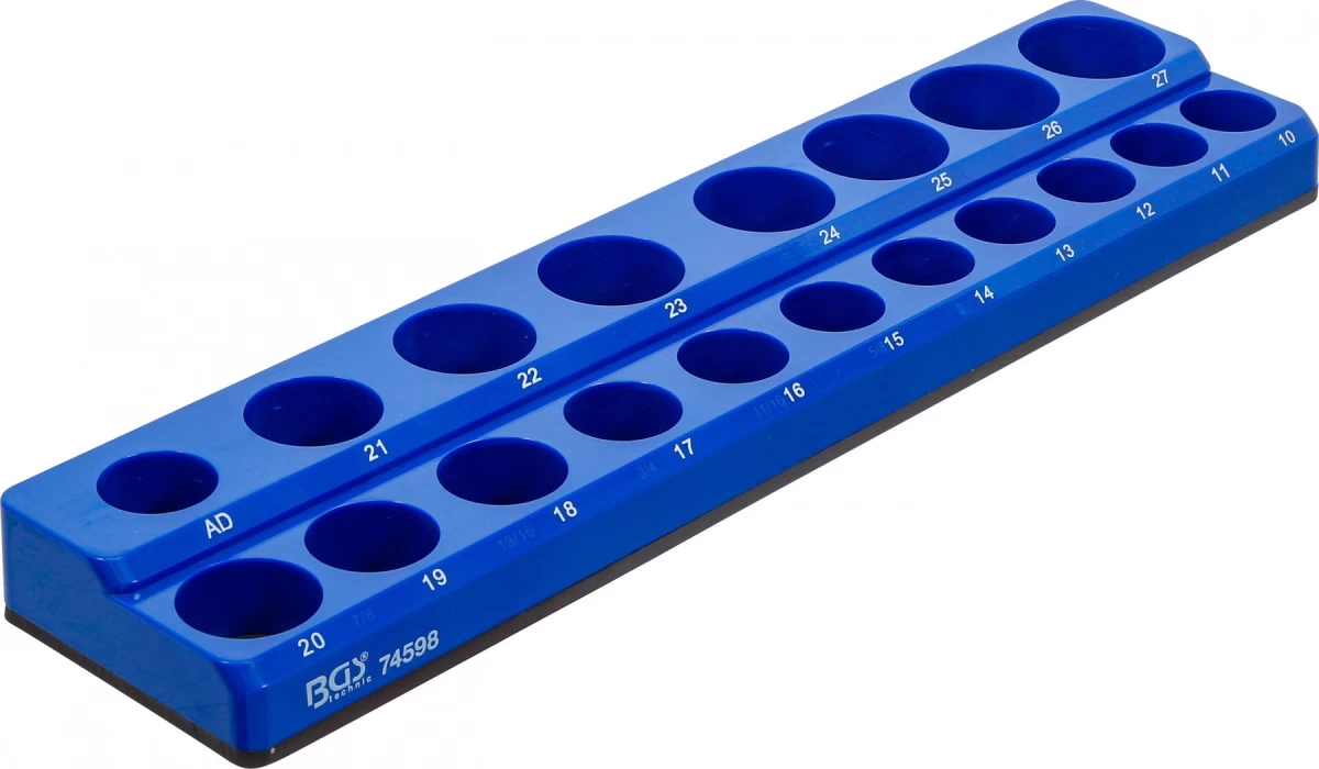 Plastikinis galvučių laikiklis | magnetinis | 12.5 mm (1/2) (74598)