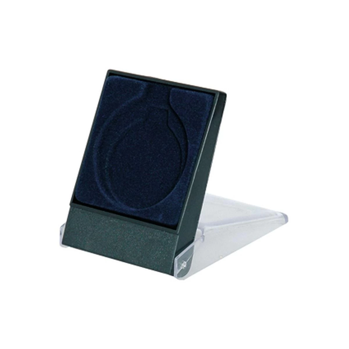Plastikinis Medalių Dėklas 50 Mm, Mėlynos Spalvos, 7x8,9 Cm - A009t Bk/bu
