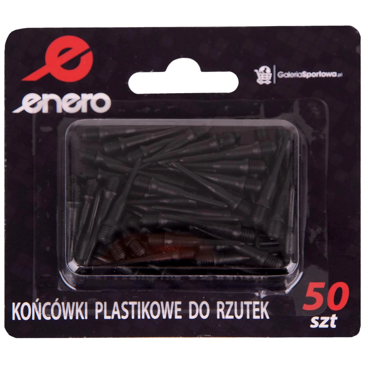 Plastikinių Smigtukų Antgalis - Atsarginis 50 Vnt. Juodas Enero