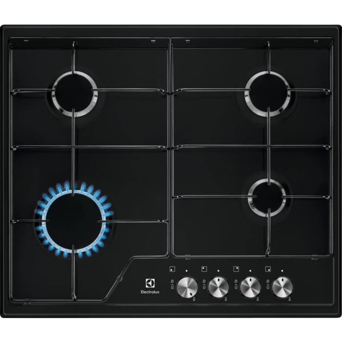 Plate gas Electrolux EGS6424K (4 fields; black color)
