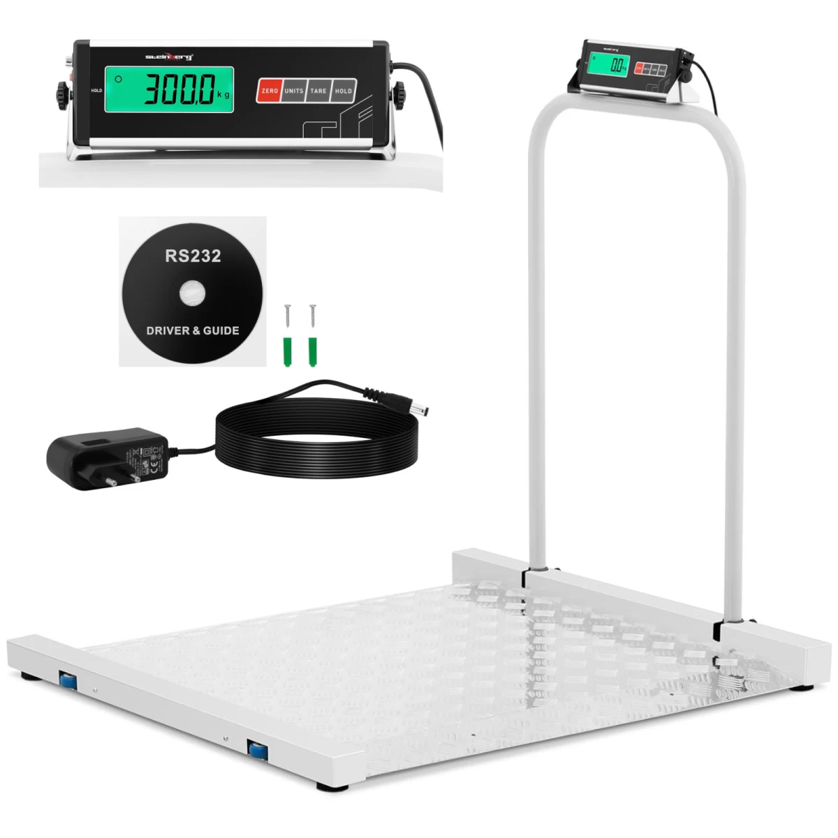 Platforminės Sandėliavimo Svarstyklės 100 X 95 Cm Lcd Rs232 300 Kg / 100 G Platforminės Sandėliavimo Svarstyklės 100 X 95 Cm Lcd Rs232 300 Kg / 100 G