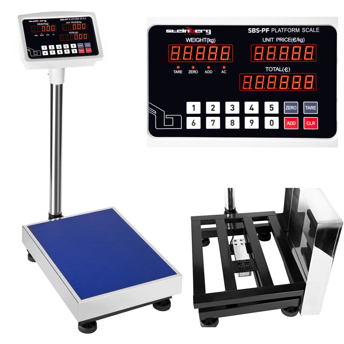 Platforminės Sandėliavimo Svarstyklės Sbs-pf-100a1 Led Iki 100 Kg Platforminės Sandėliavimo Svarstyklės Sbs-pf-100a1 Led Iki 100 Kg