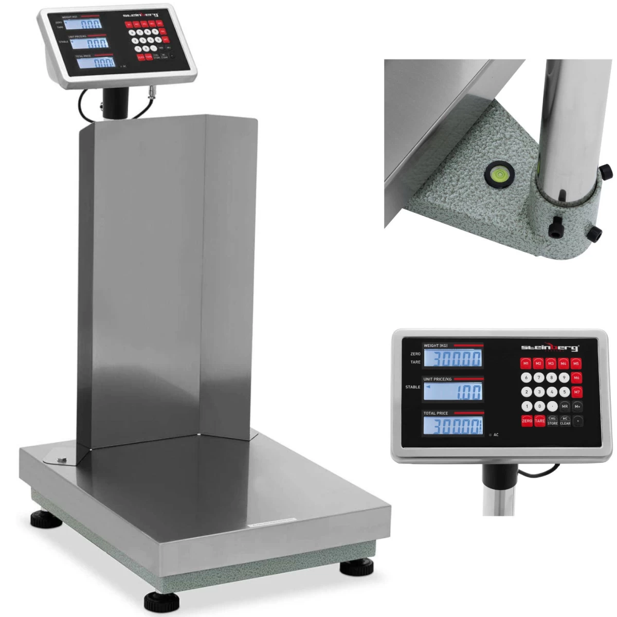 Platforminės Sandėliavimo Svarstyklės Su Atlošu 40 X 50 Cm Lcd 300 Kg / 0,02 Kg Platforminės Sandėliavimo Svarstyklės Su Atlošu 40 X 50 Cm Lcd 300 Kg / 0,02 Kg