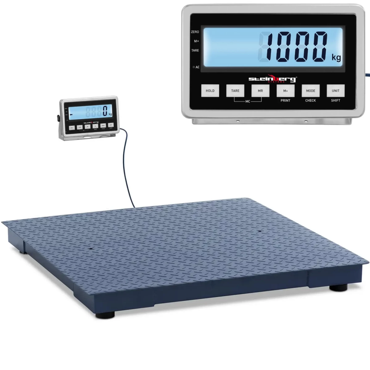 Platforminės Svarstyklės Lcd 100 X 100 Cm 1000 Kg / 0,2 Kg Platforminės Svarstyklės Lcd 100 X 100 Cm 1000 Kg / 0,2 Kg