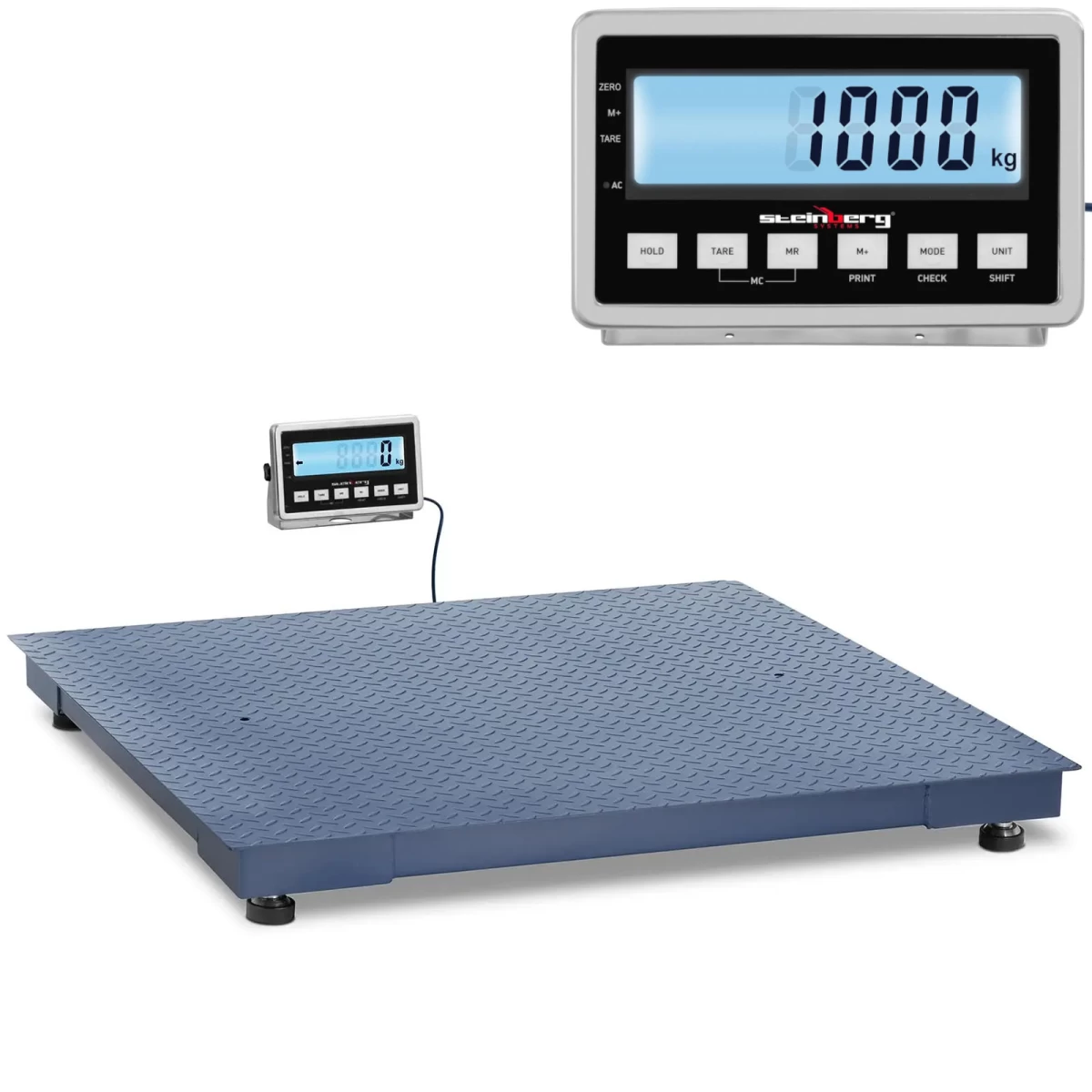Platforminės Svarstyklės Lcd 120 X 120 Cm 1000 Kg / 0,2 Kg Platforminės Svarstyklės Lcd 120 X 120 Cm 1000 Kg / 0,2 Kg