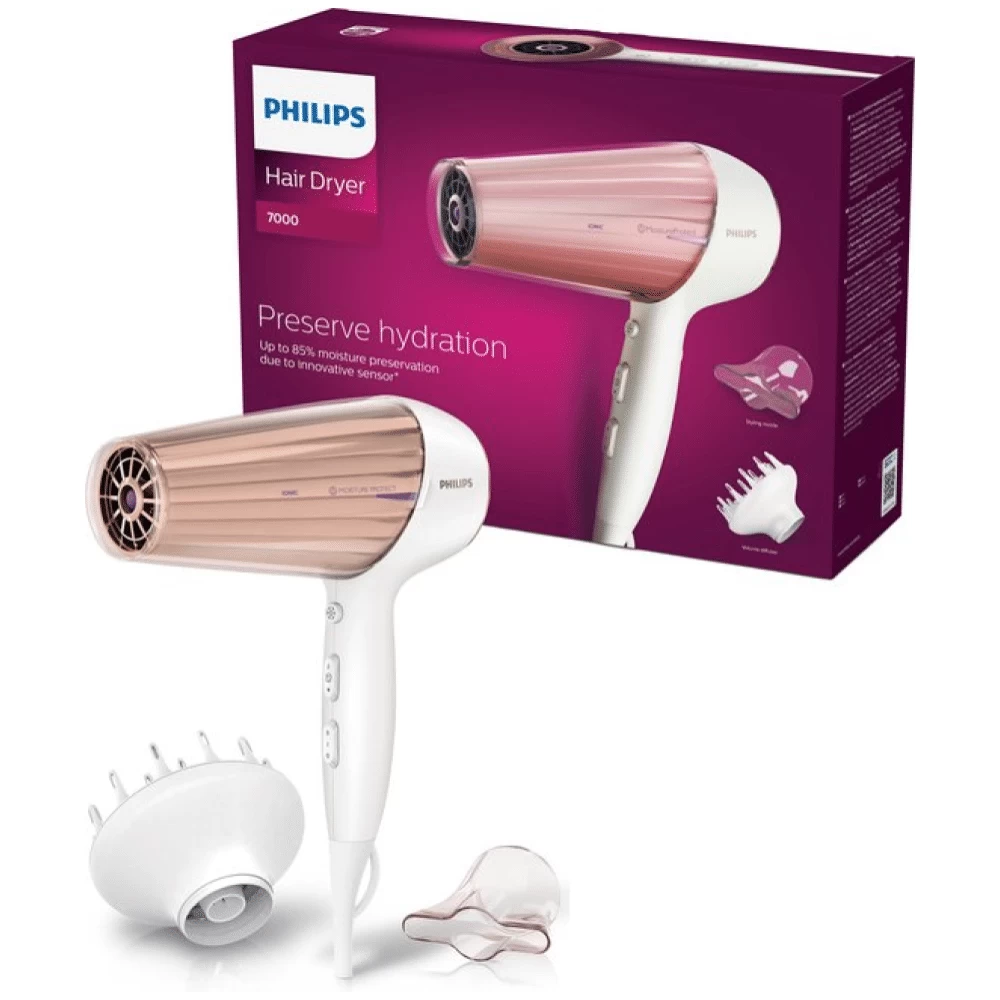 Plaukų Džiovintuvas Philips 7000 series MoistureProtect HP8280