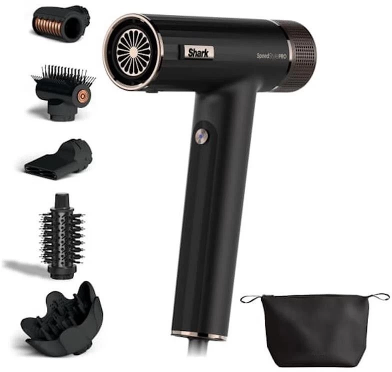 Plaukų džiovintuvas Shark SpeedStyle Pro 5-in-1, HD752EU, 1750 W, juodas