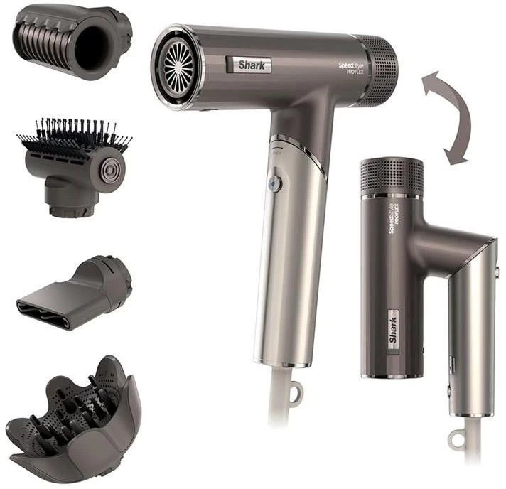Plaukų džiovintuvas Shark SpeedStyle Pro FLEX 4-in-1, 1700 W, HD542EU