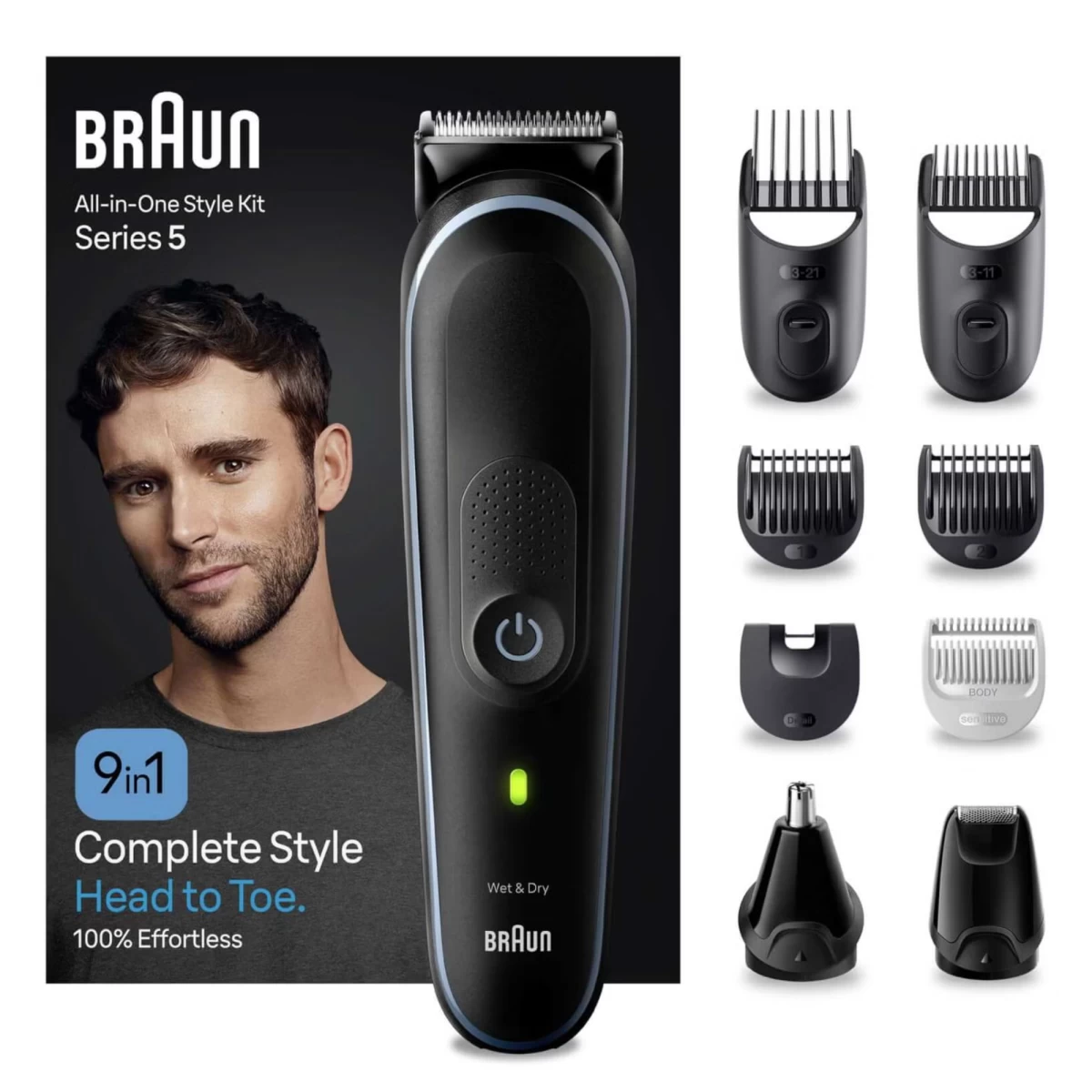 Plaukų Kirpimo Mašinėlė Braun Series 5 MGK5411