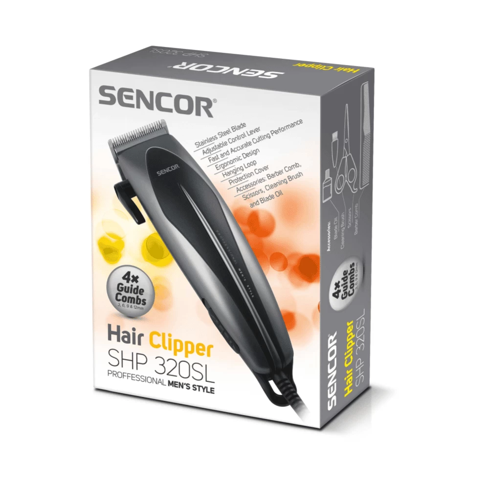 plaukų kirpimo mašinėlė sencor hair clipper SHP 320 SL (Ekspozicinė prekė)