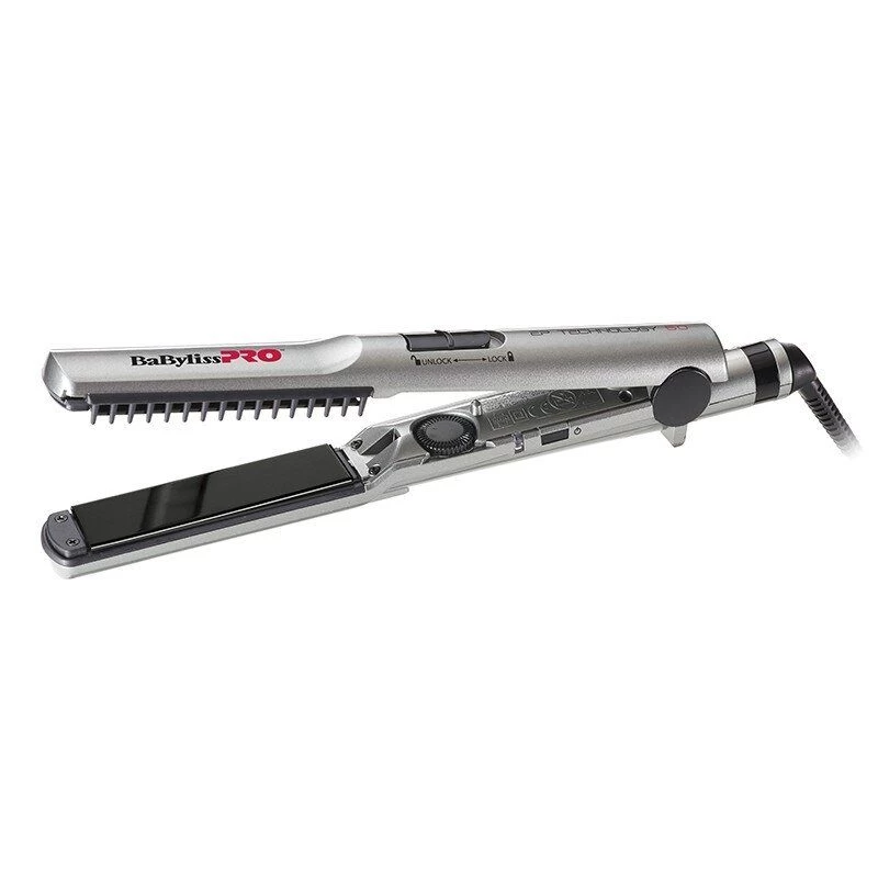 Plaukų tiesinimo žnyplės Babyliss PRO su šukutėmis