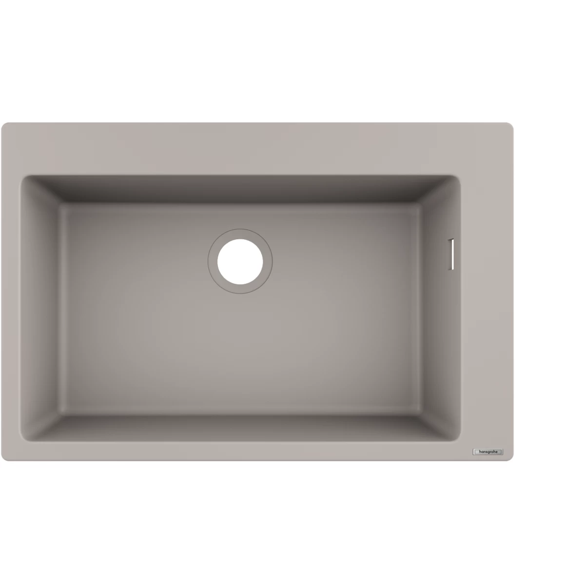 Plautuvė granitinė Hansgrohe S510-F660 pilka 43313380