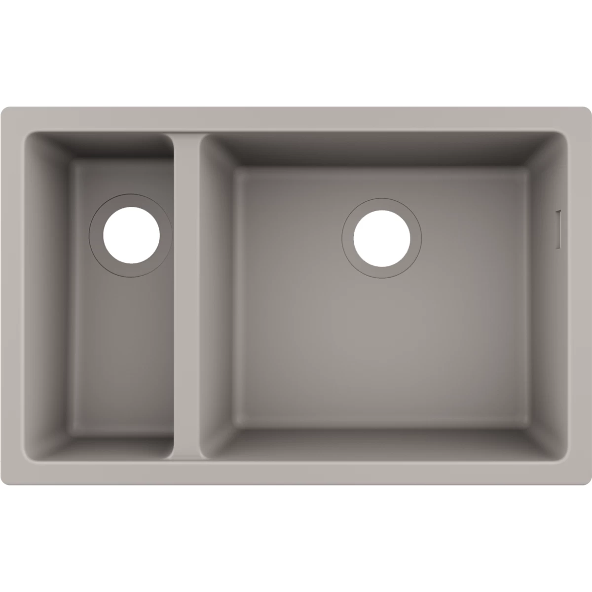 Plautuvė Hansgrohe S510-U635 180x450 pilka, 43433380